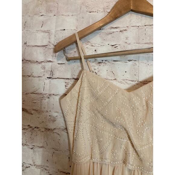 Soieblu Maxi Dress Women Small Chiffon Coquette Beaded Flowy Party Evening Flowy - Picture 6 of 14